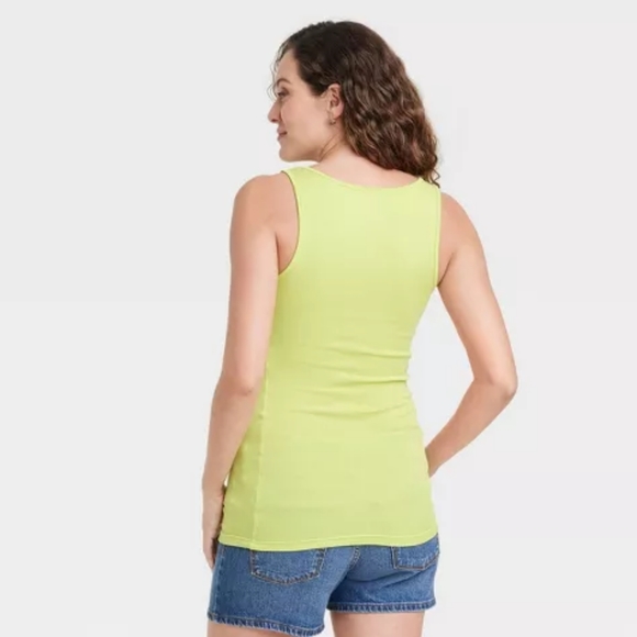 Maternity Tank Top - Isabel Maternity by Ingrid & Isabel™ Green - Picture 2 of 6